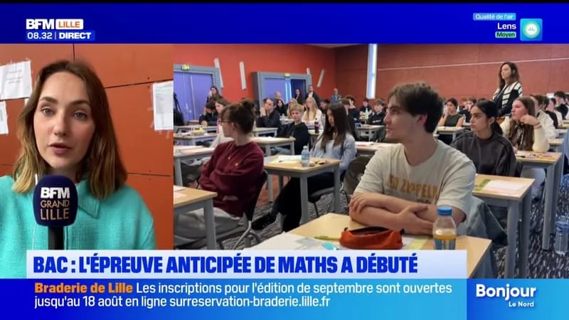 NOUVEAUTÉ POUR LES LYCÉENS CETTE ANNÉE : LES ÉLÈVES DE PREMIÈRE PASSENT UNE ÉPREUVE DE MATHÉMATIQUES