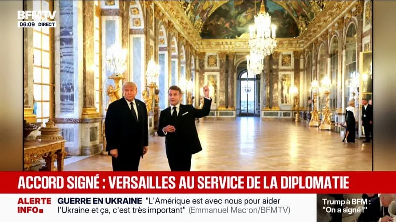 DANS LES COULISSES DE LA VISITE DE DONALD TRUMP AU CHÂTEAU DE VERSAILLES