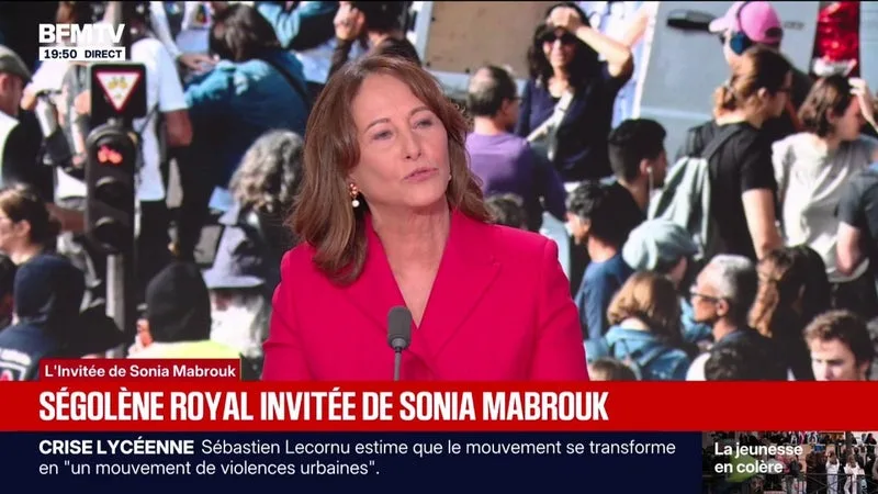 MOBILISATION LYCÉENNE: « ON NE PEUT PAS LEUR LAISSER CETTE DETTE GÉNÉRATIONNELLE », ASSURE SÉGOLÈNE ROYAL