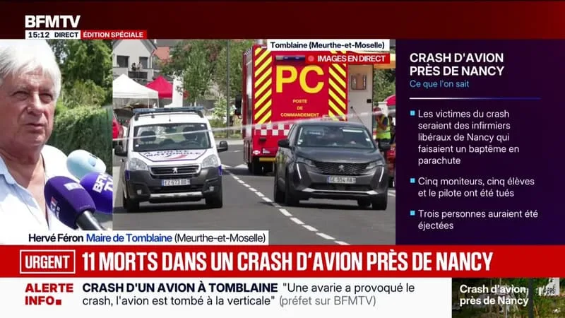 11 MORTS APRÈS LE CRASH D’UN AVION: « IL EST BEAUCOUP TROP TÔT POUR ESSAYER DE TIRER DES EXPLICATIONS », ESTIME HERVÉ FÉRON, MAIRE DE TOMBLAINE