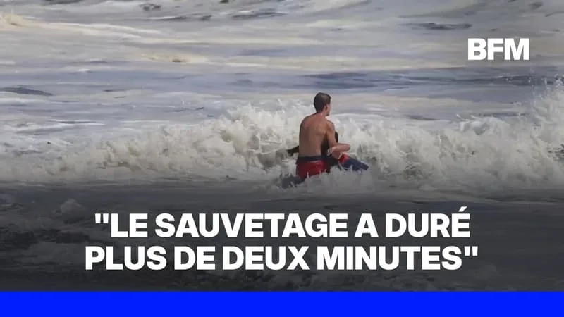 LES IMAGES D’UN IMPRESSIONNANT SAUVETAGE AU LARGE DE SANTA CRUZ EN CALIFORNIE