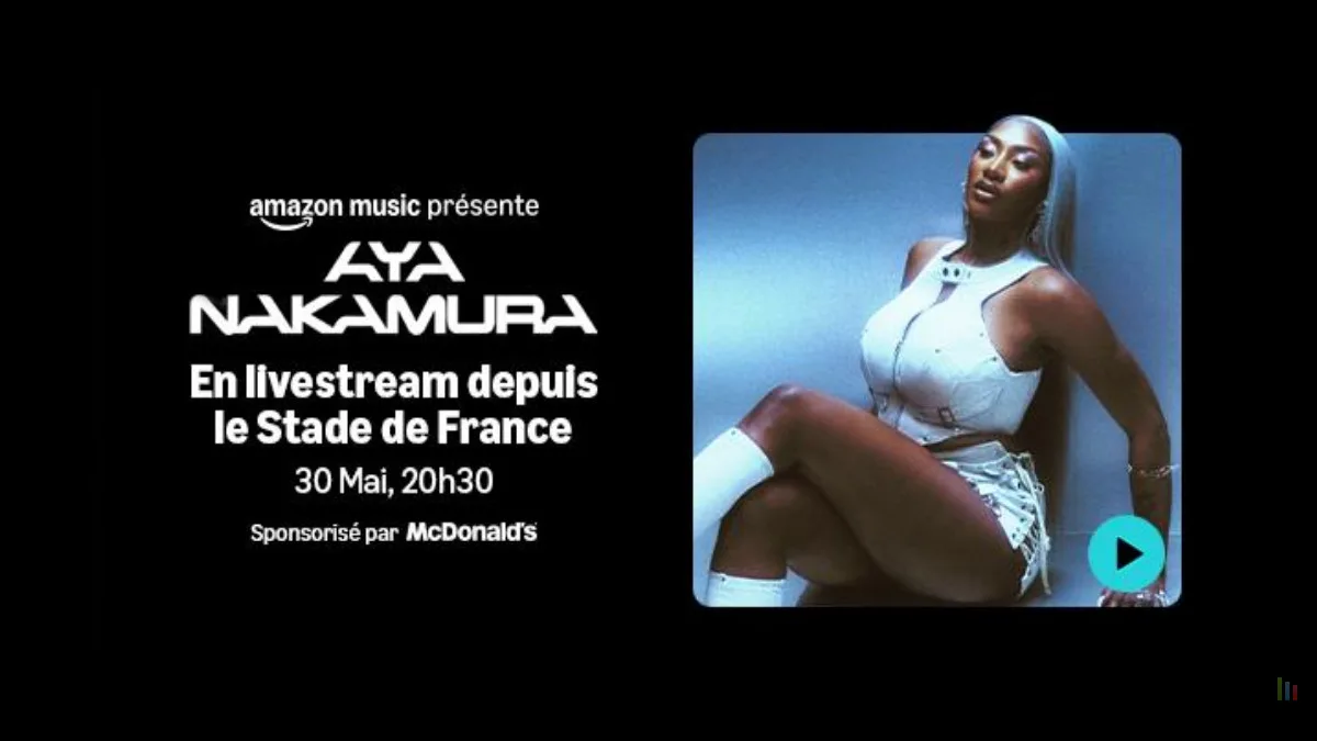 UNE SURPRISE D’AMAZON MUSIC AVEC UN CONCERT D’AYA NAKAMURA AU STADE DE FRANCE