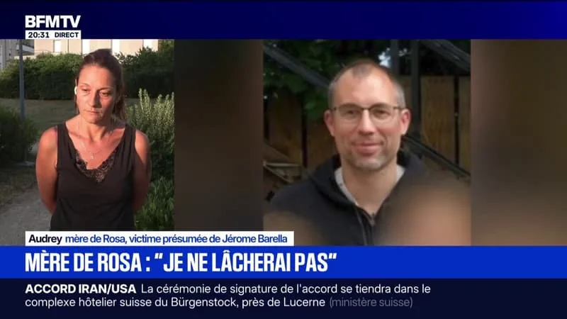 NOUVELLE PLAINTE CONTRE JÉRÔME BARELLA: « JE NE PEUX PAS ME PARDONNER LA MORT DE LYHANNA », DÉCLARE AUDREY, MÈRE DE ROSA, VICTIME PRÉSUMÉE