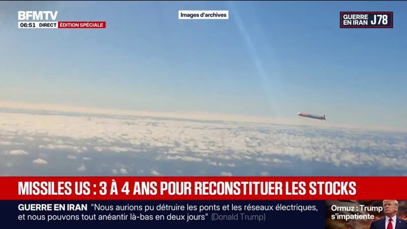 GUERRE AU MOYEN-ORIENT: QUE RESTE-T-IL DES STOCKS DE MISSILES AMÉRICAINS?