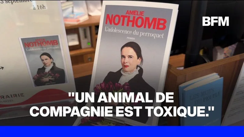 POUR AMÉLIE NOTHOMB, AVOIR UN ANIMAL DE COMPAGNIE PEUT DEVENIR TOXIQUE