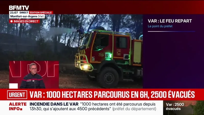 ÉDITION SPÉCIALE : VAR, LES FLAMMES AUX PORTES DES VILLAGES – 31/07