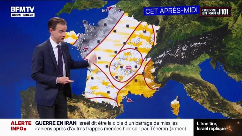 DES ORAGES DANS LE CENTRE-EST, JUSQU’À 31°C À GRENOBLE… LA MÉTÉO DE CE LUNDI 8 JUIN