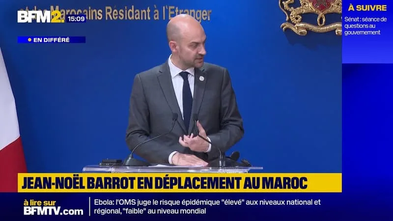 MAROC: JEAN-NOËL BARROT ANNONCE UNE VISITE PROCHAINE DU ROI MOHAMMED VI EN FRANCE