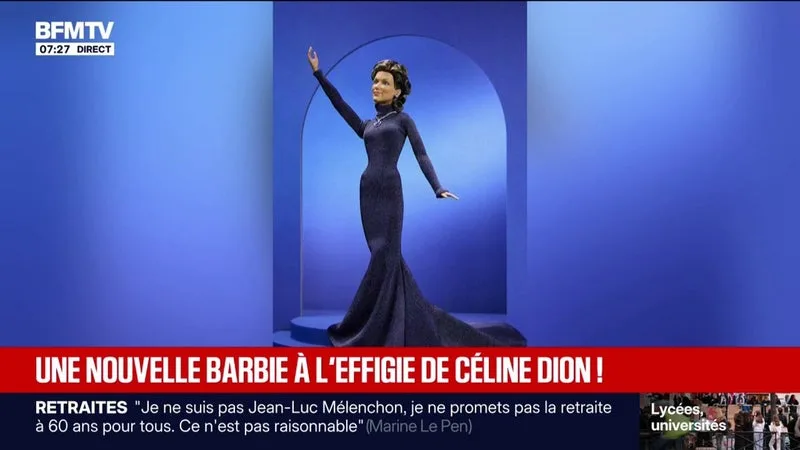MATTEL DÉVOILE UNE NOUVELLE POUPÉE BARBIE À L’EFFIGIE DE CÉLINE DION