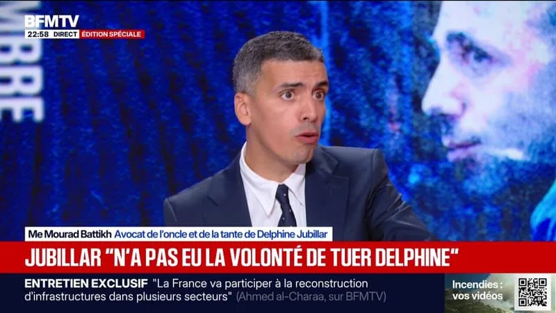 AVEUX DE CÉDRIC JUBILLAR: « ON VEUT SAVOIR OÙ EST LE CORPS DE DELPHINE », AFFIRME MOURAD BATTIKH, AVOCAT DE L’ONCLE ET DE LA TANTE DE DELPHINE JUBILLAR