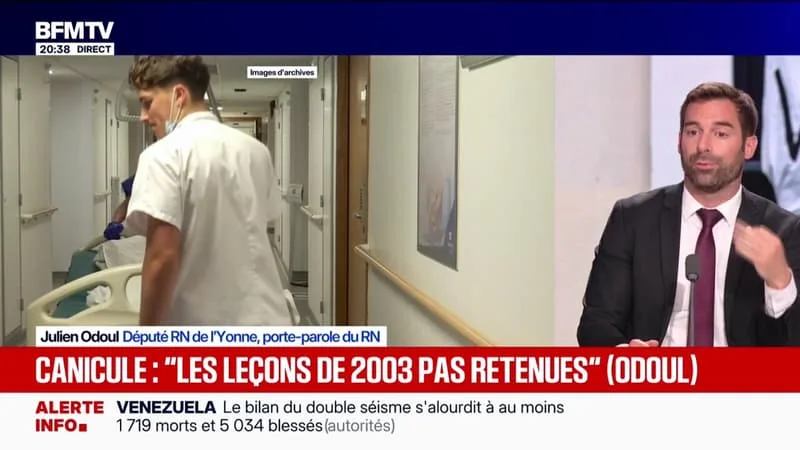 CANICULE: « LES LEÇONS DES ÉPISODES DE 2003 ET 2019 N’ONT PAS ÉTÉ RETENUES », AFFIRME JULIEN ODOUL, PORTE-PAROLE DU RN