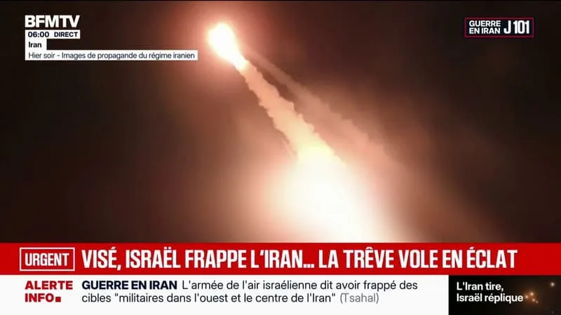 GUERRE AU MOYEN-ORIENT: L’IRAN A TIRÉ DES MISSILES EN DIRECTION D’ISRAËL, EN REPRÉSAILLES AUX ATTAQUES DE TSAHAL AU LIBAN
