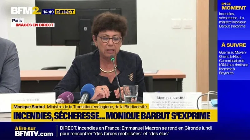 SÉCHERESSE: MONIQUE BARBUT APPELLE À « UN CADRE DE RÉFLEXION PLUS LARGE » QUE LA SEULE AGRICULTURE