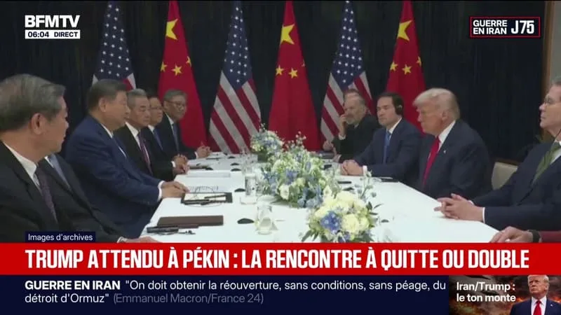 LA QUESTION DU MOYEN-ORIENT AU CŒUR DE LA VISITE DE DONALD TRUMP EN CHINE