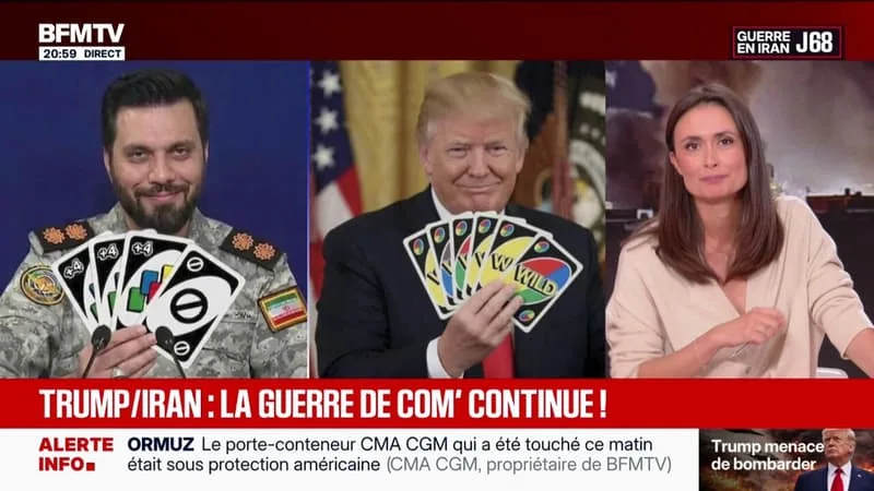 LA PROPAGANDE IRANIENNE SE MOQUE ENCORE DE DONALD TRUMP