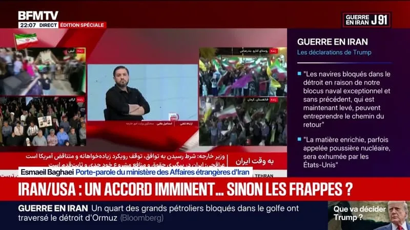 « AUCUN ACCORD N’A ENCORE ÉTÉ FINALISÉ », AFFIRME LE PORTE-PAROLE DU MINISTÈRE DES AFFAIRES ÉTRANGÈRES D’IRAN