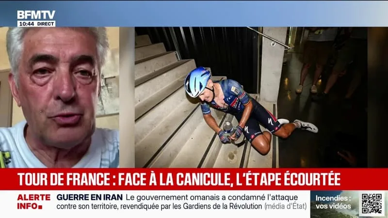 « IL FAUDRAIT APPORTER QUELQUES AMÉNAGEMENTS NOTAMMENT SUR LES HORAIRES »: LA NEUVIÈME ÉTAPE DU TOUR DE FRANCE ÉCOURTÉE EN RAISON DE LA CANICULE