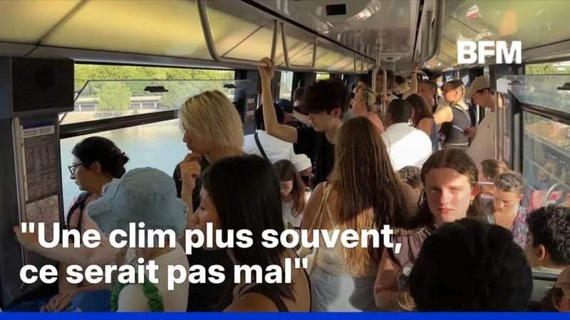WAGONS BONDÉS, PEU DE CLIM… LA CANICULE INSOUTENABLE DANS LE MÉTRO PARISIEN
