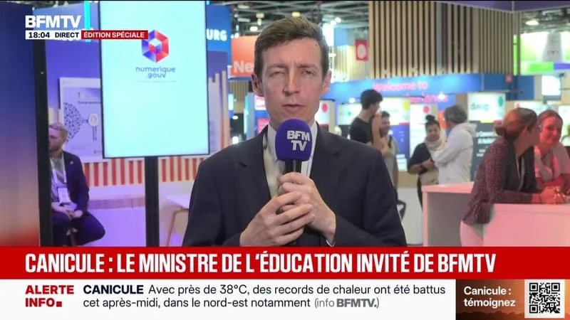 FERMETURE DES ÉCOLES À CAUSE DE LA CHALEUR : « PAR DÉFINITION, NOUS AVONS UNE APPRÉCIATION LOCALE », EXPLIQUE ÉDOUARD GEFFRAY, MINISTRE DE L’ÉDUCATION