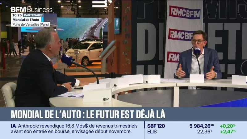BFM STRATÉGIE : MONDIAL DE L’AUTO, LE FUTUR EST DÉJÀ LÀ – 15/10