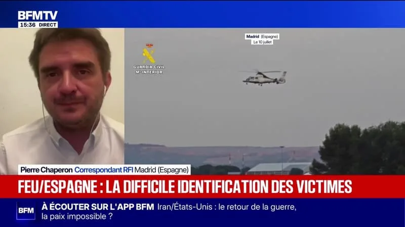 INCENDIE EN ESPAGNE: DES ANALYSES ADN EN COURS POUR IDENTIFIER LES CORPS DES 12 VICTIMES