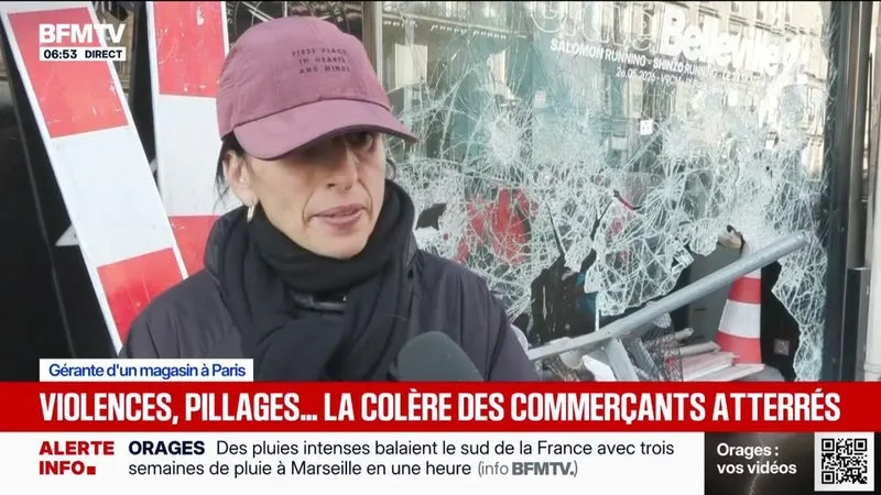 « J’AI TOUT PERDU »: À DEUX MOIS DE NOËL, LES COMMERÇANTS SIDÉRÉS ET EN COLÈRE APRÈS LES PILLAGES EN MARGE DES MANIFESTATIONS DU 17 OCTOBRE