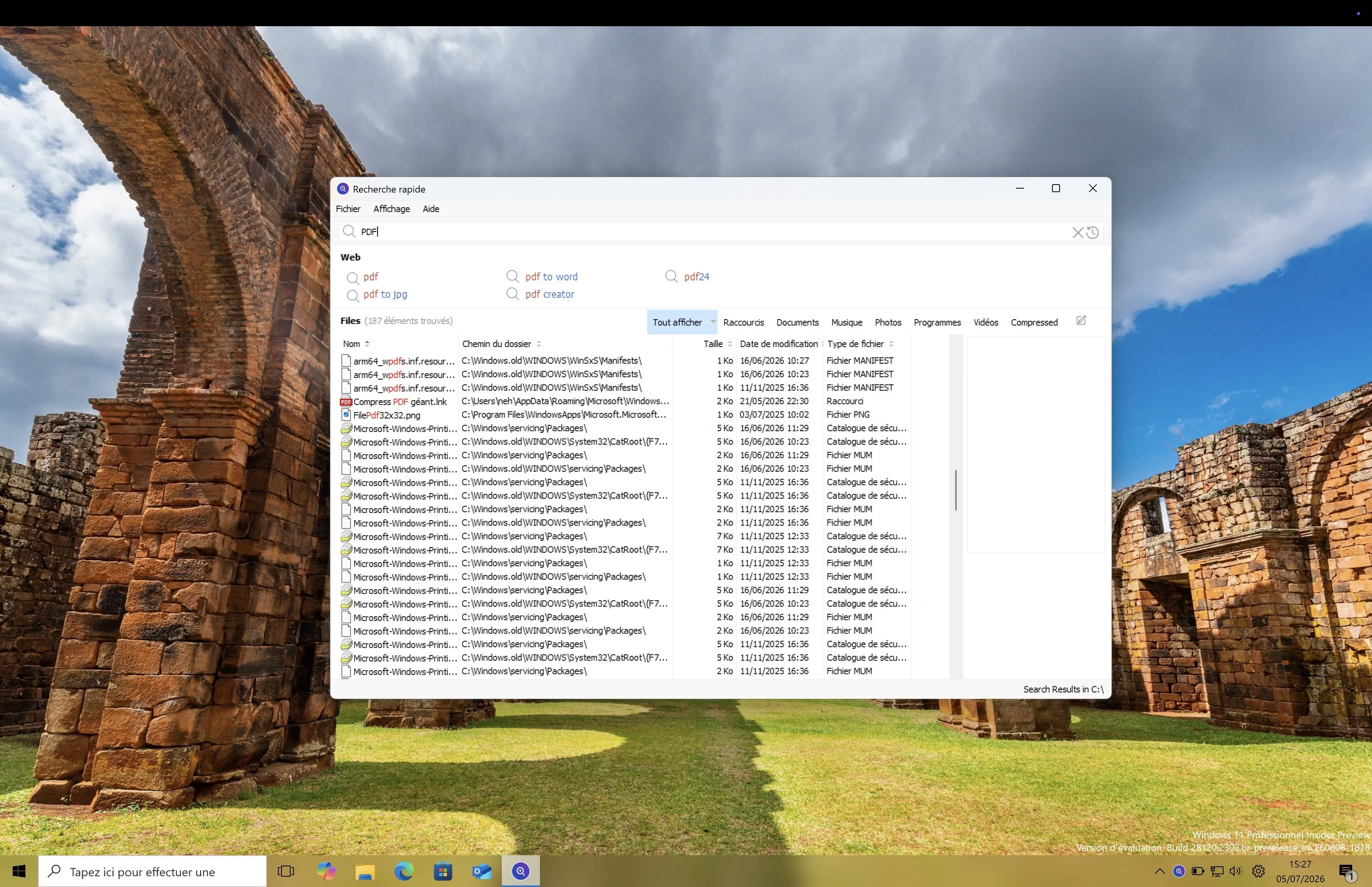 LA RECHERCHE WINDOWS REND FOU, CE LOGICIEL GRATUIT RETROUVE VOS FICHIERS MÊME SANS LEUR NOM