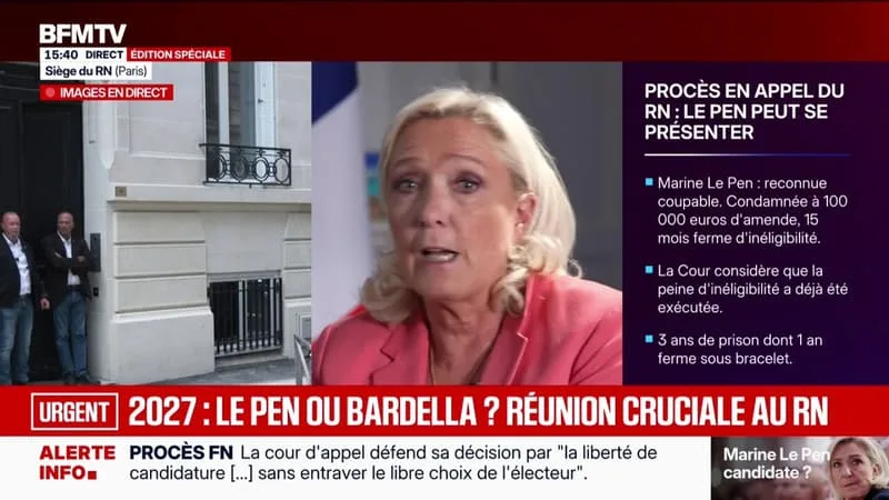 EN FÉVRIER DERNIER, MARINE LE PEN AFFIRMAIT « QU’ELLE NE POURRAIT PAS FAIRE CAMPAGNE » SOUS BRACELET ÉLECTRONIQUE