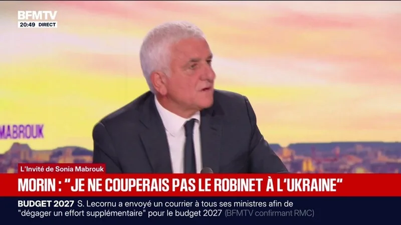 AIDES À L’UKRAINE: « LE JOUR OÙ ON DÉCIDE DE LÂCHER L’UKRAINE, ÇA VEUT DIRE QU’ON A DÉCIDÉ DE TOUT LÂCHER », ASSURE HERVÉ MORIN, ANCIEN MINISTRE DE LA DÉFENSE