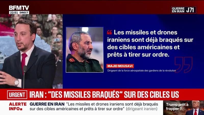 LES GARDIENS DE LA RÉVOLUTION AFFIRMENT QUE « LES MISSILES ET DRONES IRANIENS SONT DÉJÀ BRAQUÉS SUR DES CIBLES AMÉRICAINES ET PRÊTS À TIRER SUR ORDRE »