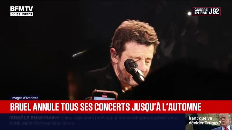 PATRICK BRUEL A DÉCIDÉ DE SE RETIRER DES PROCHAINS SPECTACLES DES ENFOIRÉS