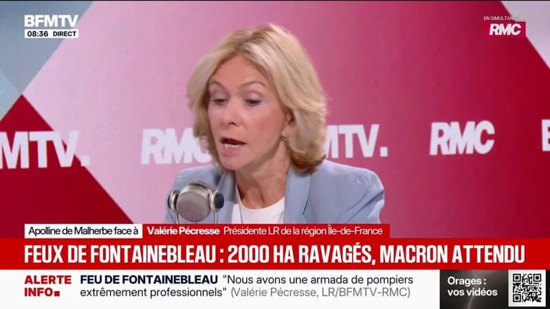 VALÉRIE PÉCRESSE, PRÉSIDENTE LR DE LA RÉGION ÎLE-DE-FRANCE, VEUT « LANCER UNE GRANDE INITIATIVE DE RÉGÉNÉRATION » DE LA FORÊT DE FONTAINEBLEAU
