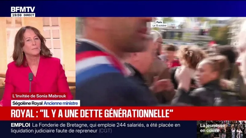 « JE PENSE QUE LES JEUNES VEULENT CHANGER LE SYSTÈME ET C’EST POUR ÇA QU’IL Y A UNE RADICALISATION DE LA VIE POLITIQUE », JUGE SÉGOLÈNE ROYAL
