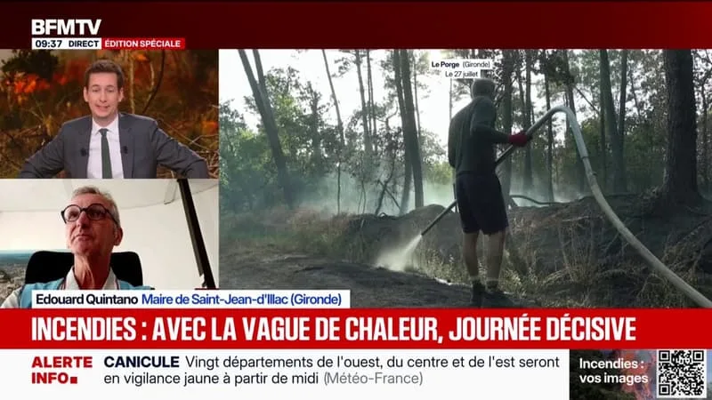 « NOTRE GYMNASE ACCUEILLE PRATIQUEMENT 200 POMPIERS », EXPLIQUE EDOUARD QUINTANO, MAIRE DE SAINT-JEAN-D’ILLAC (GIRONDE)