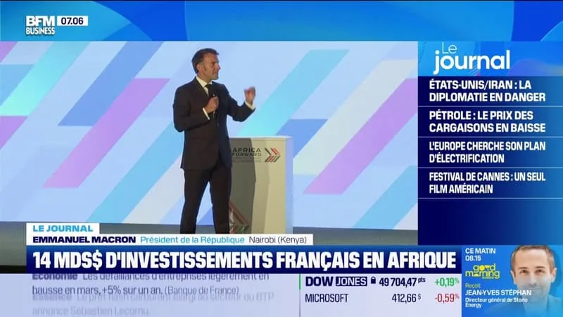 14 MILLIARDS D’INVESTISSEMENTS FRANÇAIS EN AFRIQUE