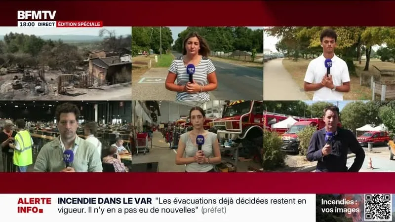 ÉDITION SPÉCIALE – GIRONDE : MACRON ET NUÑEZ AUPRÈS DES POMPIERS – 27/07