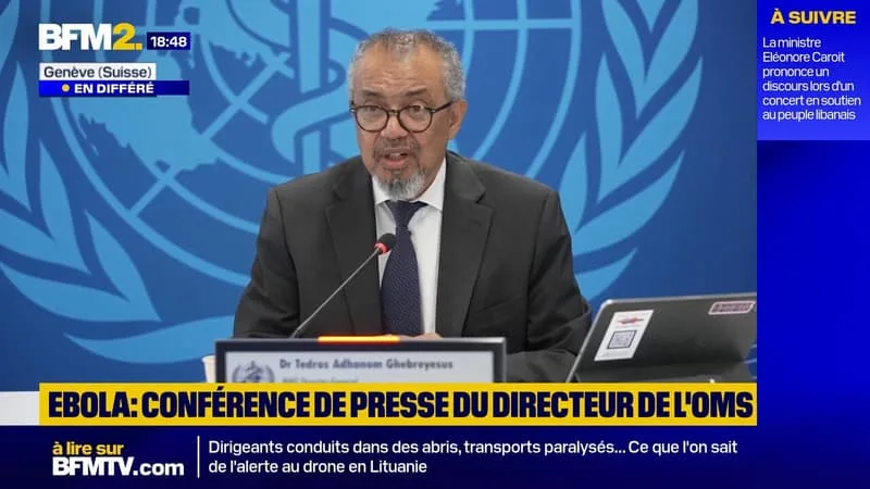 EBOLA: L’OMS JUGE LE RISQUE « ÉLEVÉ » EN AFRIQUE CENTRALE, MAIS « FAIBLE » AU NIVEAU MONDIAL