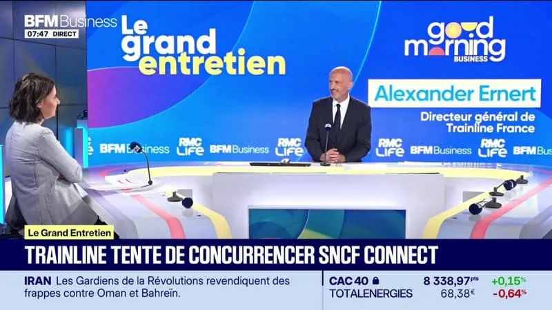 TRAINLINE TENTE DE CONCURRENCER SNCF CONNECT