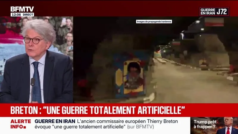 GUERRE AU MOYEN-ORIENT: « IL FAUDRA UNE TIERCE PARTIE » POUR UN ÉVENTUEL ACCORD, ASSURE THIERRY BRETON