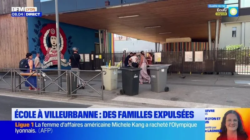 VILLEURBANNE : DES FAMILLES EXPULSÉES D’UNE ÉCOLE OÙ ELLES ÉTAIENT JUSQU’ALORS HÉBERGÉES