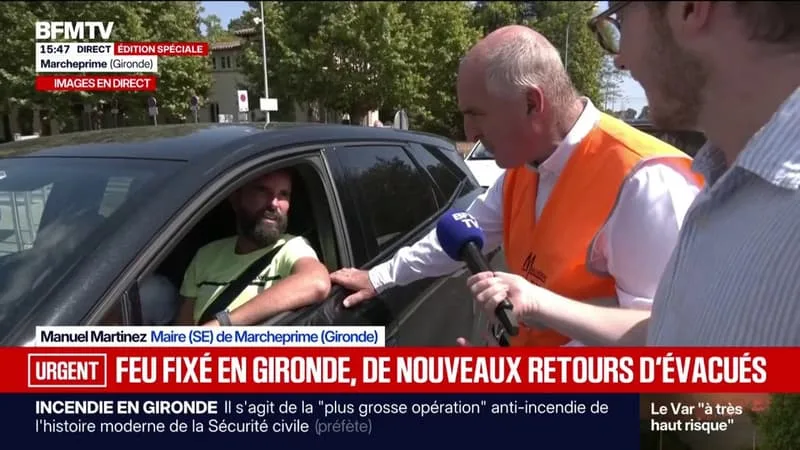 « CONTENT DE REVENIR »: LES HABITANTS DE MARCHEPRIME (GIRONDE) REGAGNENT PROGRESSIVEMENT LEUR COMMUNE