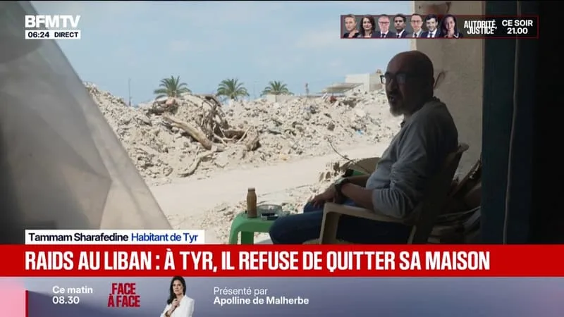 « JE SUIS COINCÉ EN ENFER »: À TYR AU LIBAN, CERTAINS HABITANTS REFUSENT DE QUITTER LEUR MAISON MALGRÉ LES FRAPPES ISRAÉLIENNES