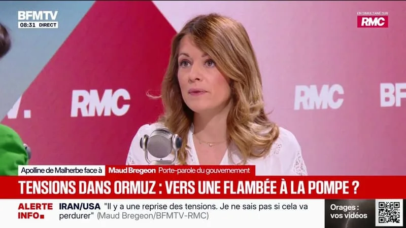 PRIX DU CARBURANT: « 1,1 MILLION » DE FRANÇAIS ONT TOUCHÉ L’AIDE GROS ROULEURS, ASSURE MAUD BREGEON, PORTE-PAROLE DU GOUVERNEMENT