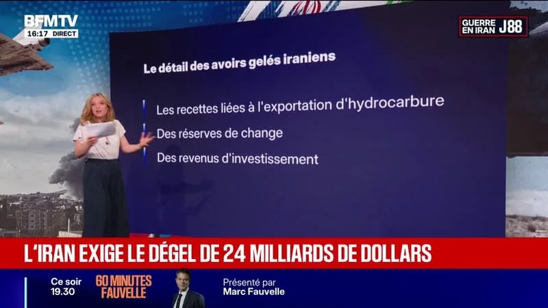 L’IRAN CHERCHE À OBTENIR, DANS LE CADRE DES NÉGOCIATIONS AVEC LES ETATS-UNIS, LE DÉBLOCAGE DE 24 MILLIARDS DE DOLLARS DE FONDS GELÉS À L’ÉTRANGER