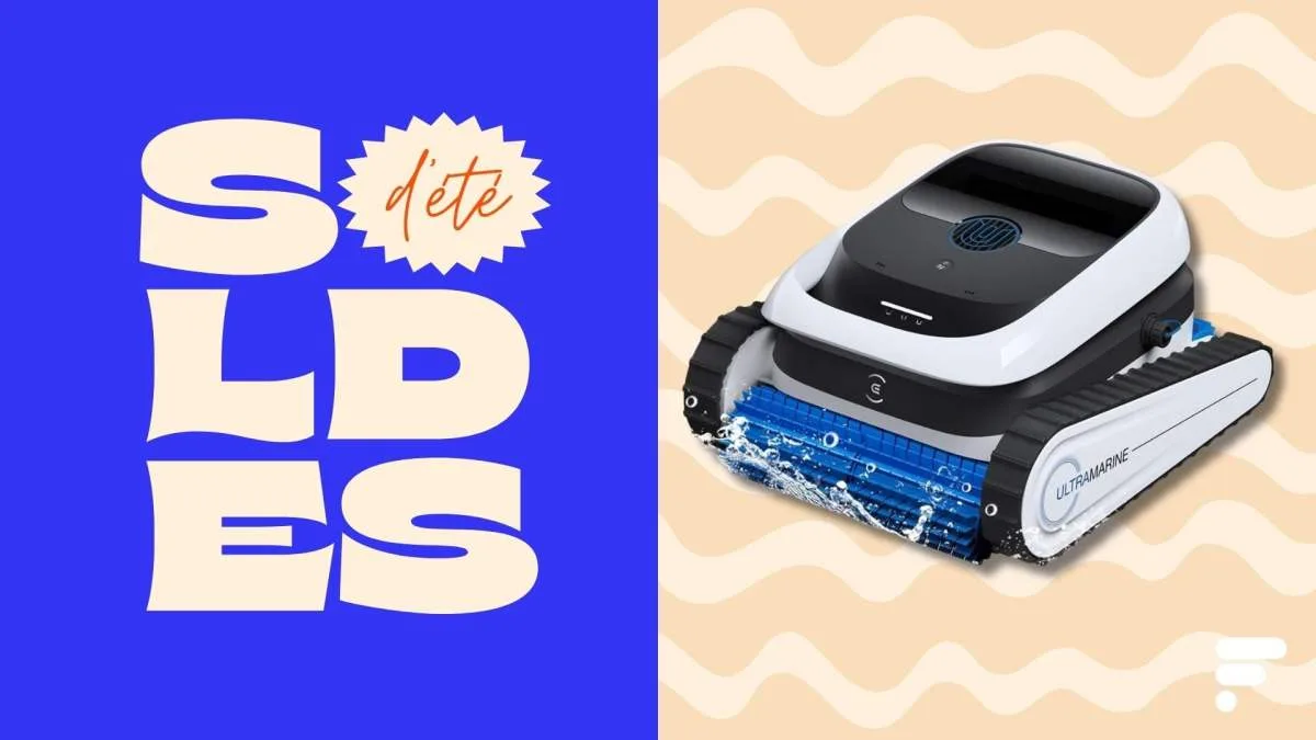 ULTRAMARINE P1 : LE TOUT PREMIER ROBOT PISCINE D’ECOVACS PLONGE SOUS LES 400 € PENDANT LES SOLDES