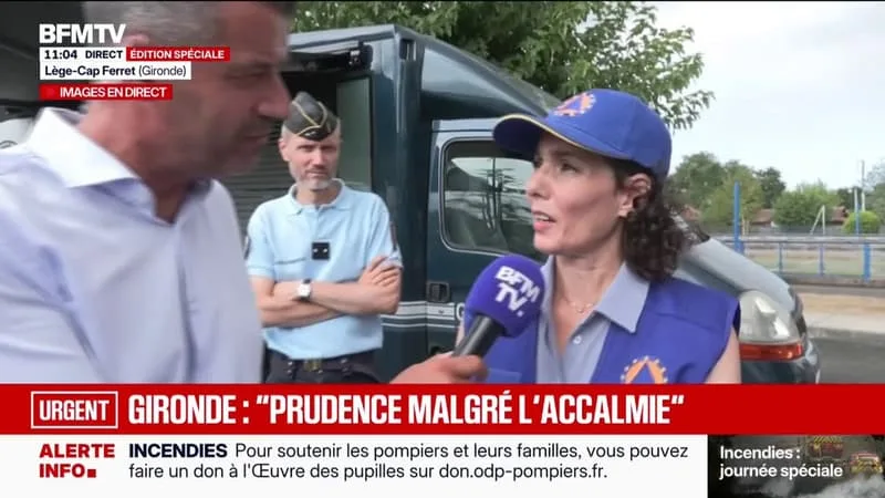 INCENDIE EN GIRONDE: LA COMMISSAIRE EUROPÉENNE À LA COOPÉRATION INTERNATIONALE EN DÉPLACEMENT À LÈGE-CAP-FERRET « PAR SOLIDARITÉ »