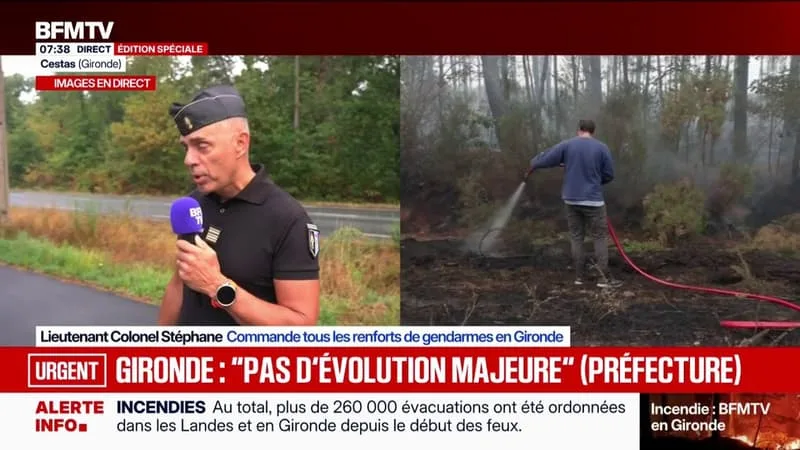 INCENDIE EN GRIONDE: VOICI COMMENT LES SECOURS PROCÈDENT À UNE ÉVACUATION