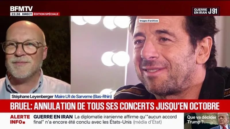 ANNULATION DES CONCERTS DE PATRICK BRUEL: « AUJOURD’HUI, IL VA FALLOIR QU’ON TROUVE UNE NOUVELLE TÊTE D’AFFICHE », EXPLIQUE STÉPHANE LEYENBERGER, MAIRE (LR) DE SAVERNE