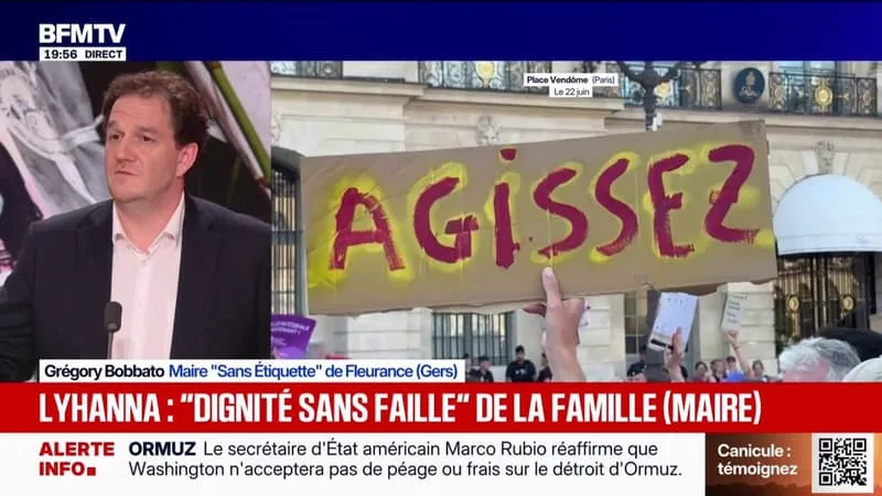 LA FAMILLE DE LYHANNA « CONTINUE À ÊTRE DIGNE », TÉMOIGNE GRÉGORY BOBBATO, LE MAIRE DE FLEURANCE