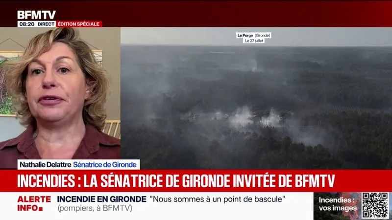 « C’EST UN FEU QUI EST CONTENU », DÉCLARE LA SÉNATRICE DE GIRONDE